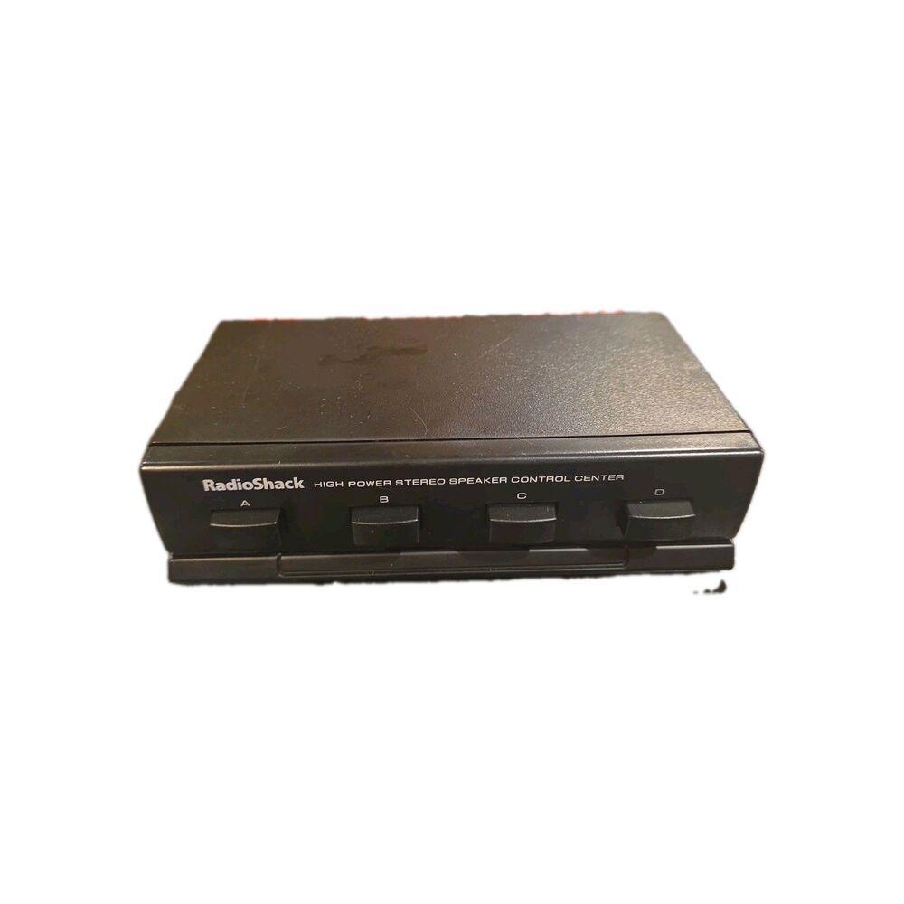 Radio Shack 40-244 High Power Stereo Control Center 4 Way Speaker Selector Box